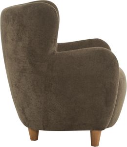 Fauteuil Auden en velours rembourré avec dossier incurvé et assise moelleuse pour salon et lecture, par <span class=keywords><strong>Christopher</strong></span> Knight Home - Product Image 6