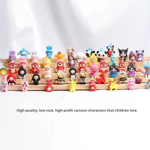 Transparent Pvc 32Mm Toy Egg Party <b>Doll</b> Children's One Two Yuan 45Mm Capsule Machine Gift - Product Image 3
