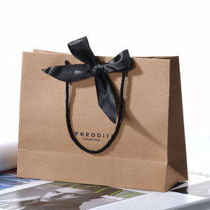 Bolsa de compras de papel Kraft de alta calidad <span class=keywords><strong>Elfbar</strong></span> Food Packing Boutique con su propio logotipo - Product Image 4