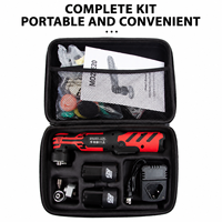 Polisseuse de voiture sans fil 12V, batterie au lithium rechargeable, mini outil de detailing, vitesse variable, kit d'entretien automobile portable