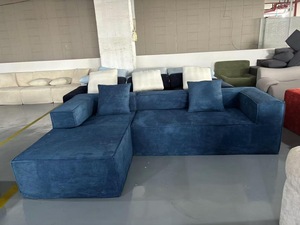 Sofá Seccional Modular en Forma de <span class=keywords><strong>U</strong></span> de 133 Pulgadas, Sin Brazos, Tapizado en Corduroy, con Otomana Móvil, 7 Cojines, Asiento Profundo, Estilo Moderno - Product Image 5