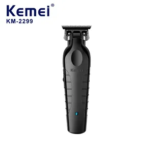 KM-2299 Kit profissional de aparador de barba e barba, barbeiro, barbeiro, barbeador elétrico para homens