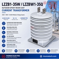 Transformateur de courant extérieur LZZB1-35W / LZZBW1-35Q pour appareillage de commutation 40,5 kV, précision 0,2S/5P