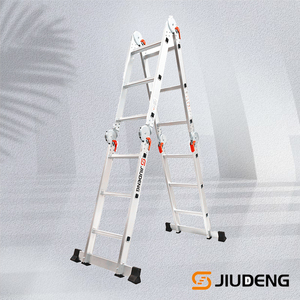 Scala antincendio e scala scala in metallo multiuso <span class=keywords><strong>2</strong></span> gradini pieghevole - Product Image 6