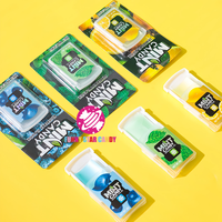 Nouveau papier bonbons à la menthe en gros menthe citron myrtille saveur sans sucre haleine fraîche bandes de papier frais bonbons à la menthe