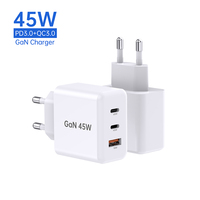 Chargeur USB Type C rapide Tommox 45W, adaptateur de chargeur personnalisé avec logo pour tablette, smartphone, iPad, iPhone, Samsung, chargeur mobile