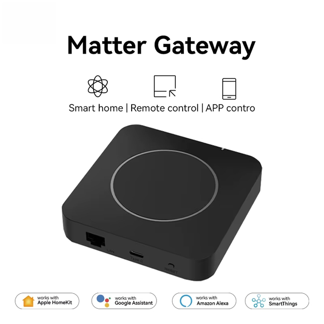 Sheng Qiong Tuya Matter Thread Zigbee Ethernet Gateway Hub THP23-ZB-X Smart Switch Module Supports Zigbee 3.0 Compatible Alexa