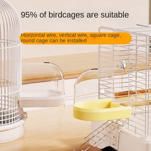 Xuanfeng Grand bassin <span class=keywords><strong>de</strong></span> <span class=keywords><strong>bain</strong></span> pour oiseaux en peau <span class=keywords><strong>de</strong></span> tigre Bouton en <span class=keywords><strong>plastique</strong></span> transparent pour la protection solaire Prévention des éclaboussures Évasion - Product Image 2