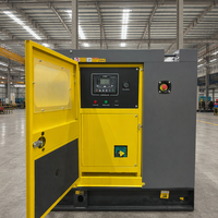 Groupe électrogène diesel Cummins silencieux de 100 kW 125 kVA, usage intensif, triphasé, refroidissement par eau, démarrage électrique pour usine et hôtel