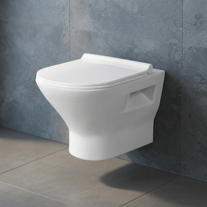 Nouveau sanitaire en céramique sans bordure, une pièce, toilettes à réservoir dissimulé, toilettes murales suspendues, WC avec mécanismes de rinçage - Product Image 5