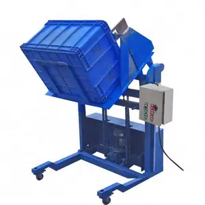 Automatically Collect Trash From Multiple Bins Into Bin Trash Can Hanging Bucket Elevator Automatic Lifting Device