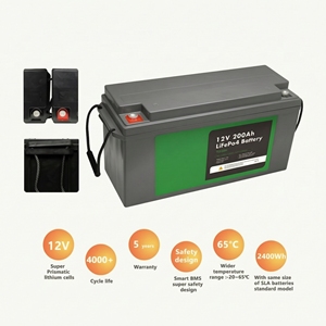 แบตเตอรี่สำรองพลังงานแสงอาทิตย์ LTC 12V Lifepo4 ชุดแบตเตอรี่ลิเธียมไอออน 12 โวลต์ 12.8V 200Ah พร้อมระบบทำความร้อน สำหรับรถบ้านและแคมป์ปิ้ง - Product Image 3