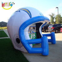 Tunnel géant de sports gonflable utilisé en extérieur/tunnel de football américain/tunnel gonflable pour casque de joueur pour les événements sportifs