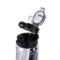 Bouteilles d'eau pour enfants Leejo Dual Drink en plastique Tritan avec paille à bec large, pour étudiants, 600ml 900ml 1000ml
