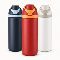 Gobelet isotherme Owa 16oz/19oz/24oz/28oz/32oz en acier inoxydable à double paroi, isolation thermique 12-24h, sans BPA, anti-fuite, pour fêtes et événements