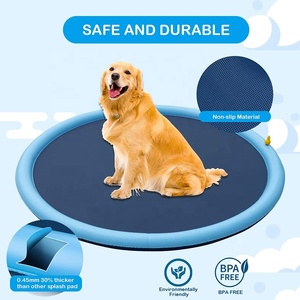 Almohadilla antideslizante de PVC azul de 67 pulgadas <span class=keywords><strong>para</strong></span> mascotas, rociador <span class=keywords><strong>para</strong></span> <span class=keywords><strong>perros</strong></span>, juguetes <span class=keywords><strong>para</strong></span> exteriores, productos de baño, accesorios <span class=keywords><strong>para</strong></span> <span class=keywords><strong>perros</strong></span> <span class=keywords><strong>grandes</strong></span> <span class=keywords><strong>para</strong></span> <span class=keywords><strong>piscinas</strong></span> - Product Image 2