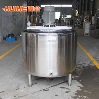 Cuve de stockage 304 de qualité alimentaire avec chauffage électrique Fermenteur Jus de fruit Lait Bière Oeuf Pasteurisateur Cuve de fermentation
