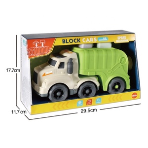 <span class=keywords><strong>Camion</strong></span> de Jeu Éducatif Écologique en Plastique avec Glissière, Motif <span class=keywords><strong>Dessin</strong></span> <span class=keywords><strong>Animé</strong></span>, à Friction, Jeu d'Association pour Bébé, Apprentissage Précoce, pour les 2-7 Ans - Product Image 4