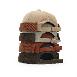 Trendy Literary Melon Hat for Adults Unisex Retro Color-<strong>Blocked</strong> 3D Embroidery 100% Cotton Casual Fashion Patch Landlord Hat - Product Image 4