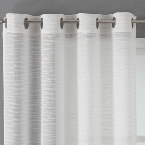 OWENIE-Tringle à œillets blanche fine et souple chenille bon marché, voile de poche <span class=keywords><strong>pour</strong></span> <span class=keywords><strong>porte</strong></span> en verre - Product Image 1