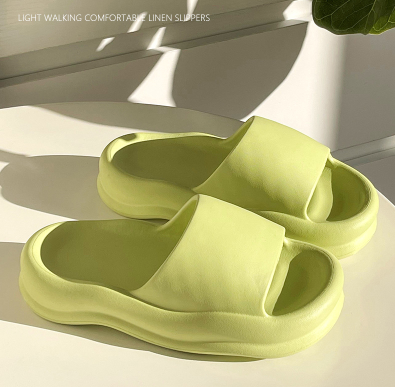 Summer EVA Soft Bottom Bathroom Slippers Household Couple Slides Sandals Wholesale
