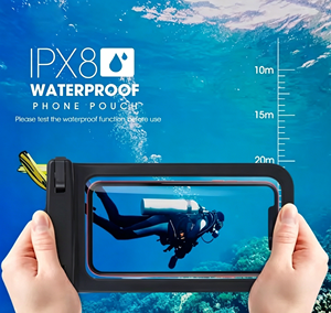 Promotion de la saison : Étui étanche pour téléphone IPX8, sac transparent en PVC universel pour téléphone portable, cordon anti-chute, pochette étanche - Product Image 1