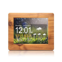 Horloge de table électronique moderne Shenzhen PROS 2026, très vendue, avec calendrier pour la démence, affichage de la température et rappel de médicaments