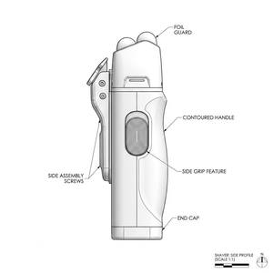 Afeitadora Eléctrica Recargable Portátil para Hombres, Máquina de Afeitar Facial con Cuchilla Flotante, Fuente de Alimentación USB, Diseño Alemán, Venta al por Mayor, Económica - Product Image 4