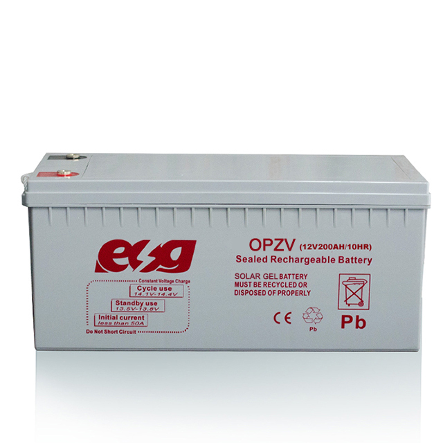 ESG High Quality GEL Battery 12v 200ah Solar Battery for Solar Power System Storage