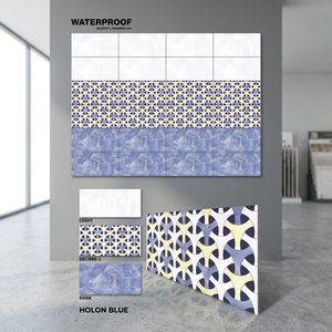 Azulejos de Porcelana Esmaltada Digitalmente de 300x600 mm, Diseño Cúbico Brillante, 12x24, 30x60 cm, para Paredes Interiores/Exteriores de Baños - Product Image 5