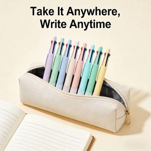 23 Hot-selling Factory Direct High-quality Plastic Four-color <b>Pens</b> With Custom Logo for Business and School - Product Image 4