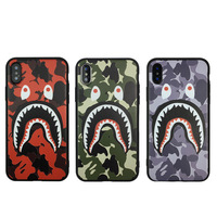 Coque de téléphone à motif de bouche de requin, design exclusif, coque de téléphone en silicone pour un usage quotidien