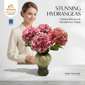 Fleur <span class=keywords><strong>d</strong></span>'hortensia artificielle multi-couleurs au toucher réel en latex pour <span class=keywords><strong>d</strong></span>écoration de mariage, tige réaliste en soie synthétique – Prix - Product Image 1