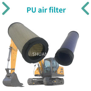 Высококачественный комплект воздушного фильтра двигателя для тяжелых грузовиков P822768 P822769, тракторный погрузчик, экскаватор 1451-9261, 1348726 Af25436 - Product Image 6