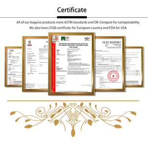 Оптовая продажа, биоразлагаемый Ланч-бокс, лоток для еды, одноразовый контейнер для еды из жома сахарного тростника, контейнер для еды на вынос - Product Image 5