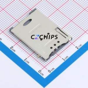 XDSM-0211-0681 SIM Card Connector SMD Connector Self-Return Type 1.8mm - Product Image 1