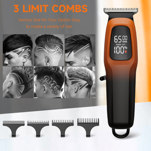 Cắt Cắt Cắt Tông Đơ Set-Thép Không Gỉ Không Dây Cắt Tóc Điện Không Thấm Nước IPX6 Phai Cắt Tóc Kit Cho RV Hộ Gia Đình - Product Image 2