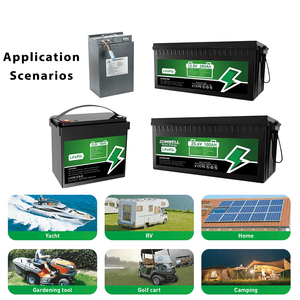 ก้อนแบตเตอรี่ LiFePO4แบบชาร์จไฟได้12V 24V 200Ah 100Ah ลูกค้าชื่นชอบสำหรับ e-BIKE แบตเตอรี่ลิเธียมไอออนแบบชาร์จไฟได้ - Product Image 3