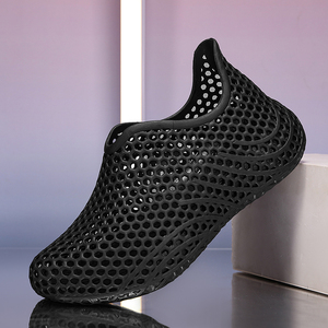 <span class=keywords><strong>Chaussures</strong></span> décontractées légères et respirantes à enfiler pour hommes et femmes, avec logo personnalisé imprimé en 3D, motif treillis ajouré, pour la marche 2026 - Product Image 4