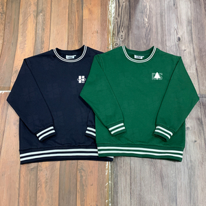 เสื้อสเวตเชิ้ตผ้าฟลีซแบบสวมหัว ปักลายกอล์ฟ คอวี ทรงลำลอง ผ้าฝ้าย สั่งทำได้ สีกรมท่า ขายส่ง - Product Image 5