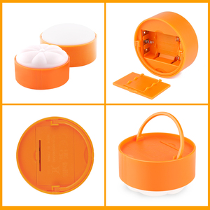 Luces de batería para exteriores, Té impermeable con temporizador, calabaza, naranja sin llama, disco para exteriores, velas operadas por Otoño, luces de Halloween - Product Image 2