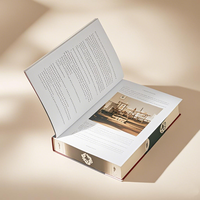 Impression à la demande auto-édition spéciale service d'impression de livres livre à couverture rigide personnalisée avec bords pulvérisés