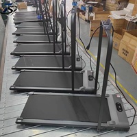 Tapis de course électrique pliable avec écran LED, structure en acier, programmes d'exercice, portable pour usage domestique, moniteur, vitesse 6-10 km/h