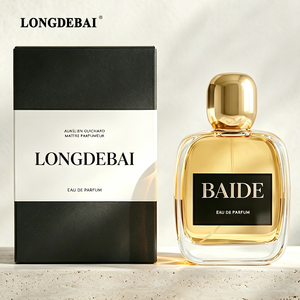 Botella de Perfume Plana Rectangular Transparente con Pulverizador, Vacía, de 30ml, 50ml, 100ml, con Tapa de Zamac y Caja de Papel, Modelo 2026 - Product Image 1