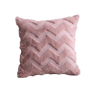 Fundas de almohada de felpa ondulada, Color sólido, nórdico, para sofá, otoño e invierno, novedad - Product Image 1