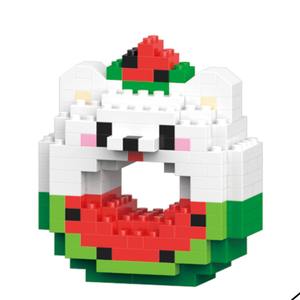 Compatibile per Donut Doll microparticelle di plastica modello di giocattoli da costruzione per bambini educativi fai da te - Product Image 6