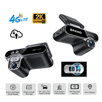 Nuevo Modelo de Cámara para Coche 4G 2K Sin Pantalla con WiFi y GPS Integrados, Sensor G, Detección de Movimiento, Monitoreo en Tiempo Real, Comunicación Bidireccional