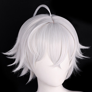 Peluca de Pelo Sintético Corto Blanco para Cosplay de Seth Lowell de Zenless Zone Zero, Disfraz de Anime para Hombre, Halloween, GAHC-030 - Product Image 2