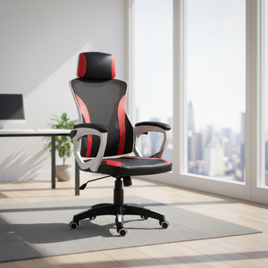 Silla Gamer de Lujo al por Mayor, Estilo Racing, Giratoria, Ejecutiva, de Malla, Modelo 5724 - Product Image 1