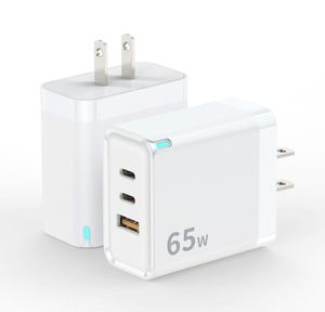 Caricatore da Muro 30W 35W 45W 65W 100W a Doppia Porta, Caricatore Rapido Tipo C, Adattatore con Spina USA Compatibile con <span class=keywords><strong>iPhone</strong></span> - Product Image 4